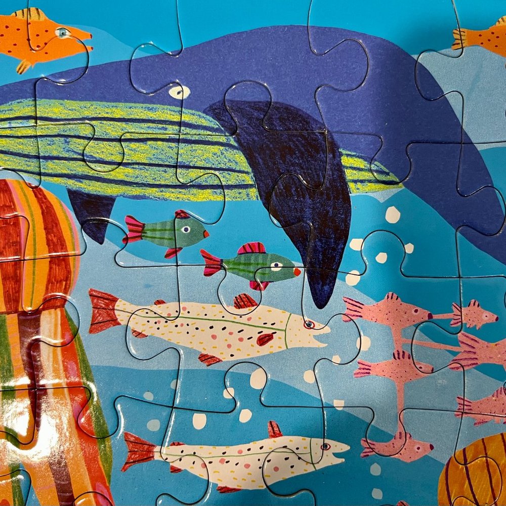 FIRM! Two-Sided Ocean Treasure Puzzle 64 Pc.